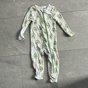 Footless Pajamas - workout avocados